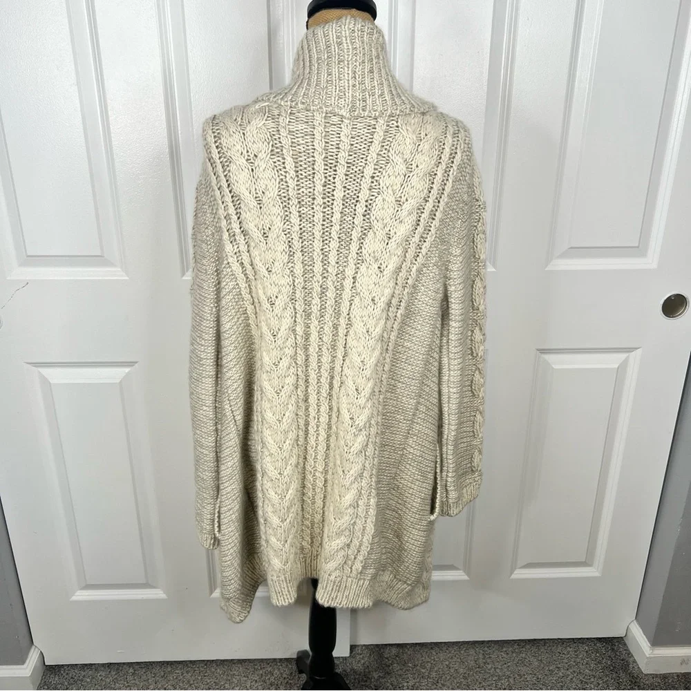 Sz M YIGAL AZROUEL Merino Wool Cardigan Chunky Knit NWOT $625 MSRP